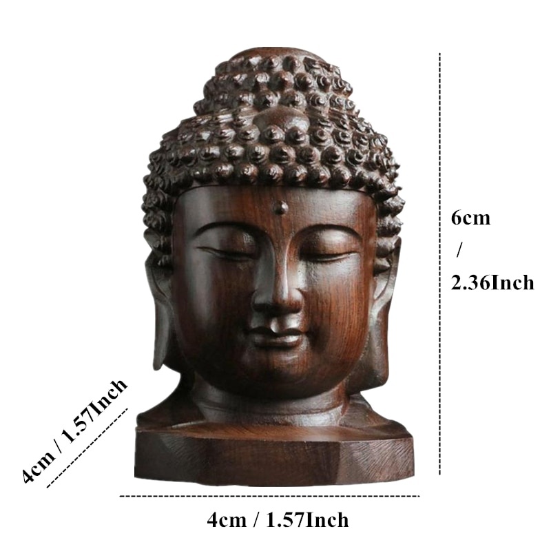 1/2pcs Wooden Sakyamuni Statue - Art Craft India のレビューと価格