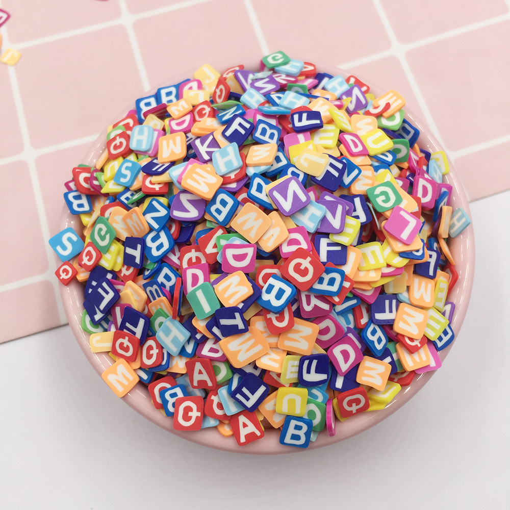50g/lot 5mm Square Letters Sli - Letter S Art Craft のレビューと価格