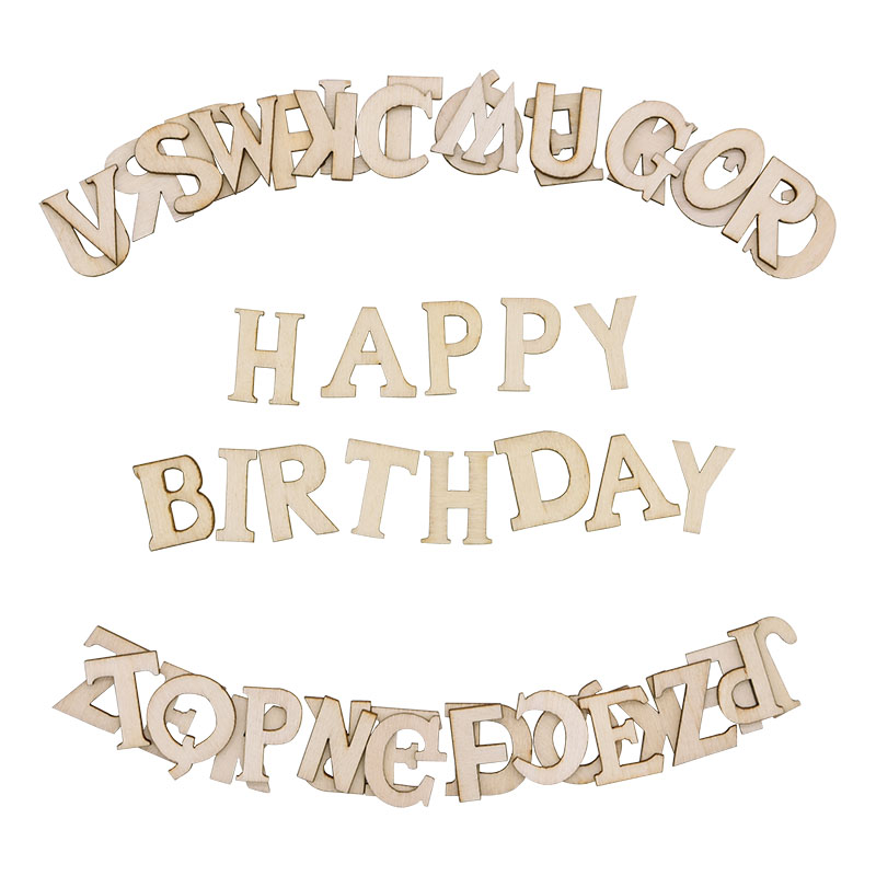 100pcs Wood English Alphabet D - Letter S Art Craft のレビューと価格