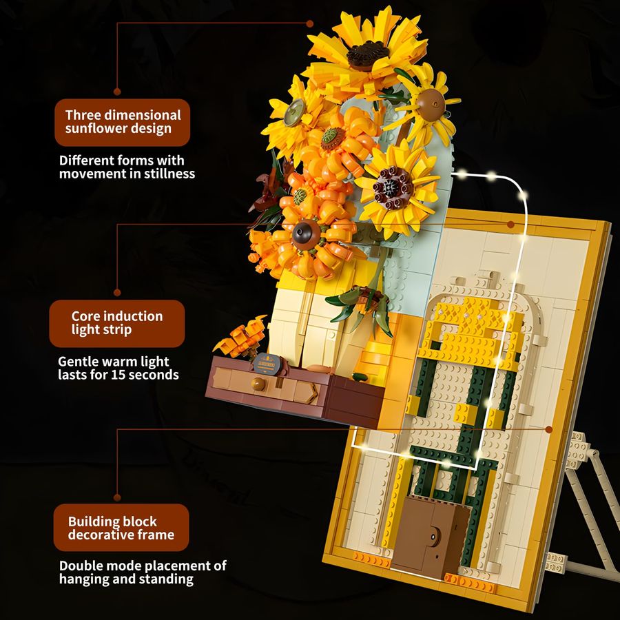 Flowers Sunflower Building Blo - Art Craft Building のレビューと価格