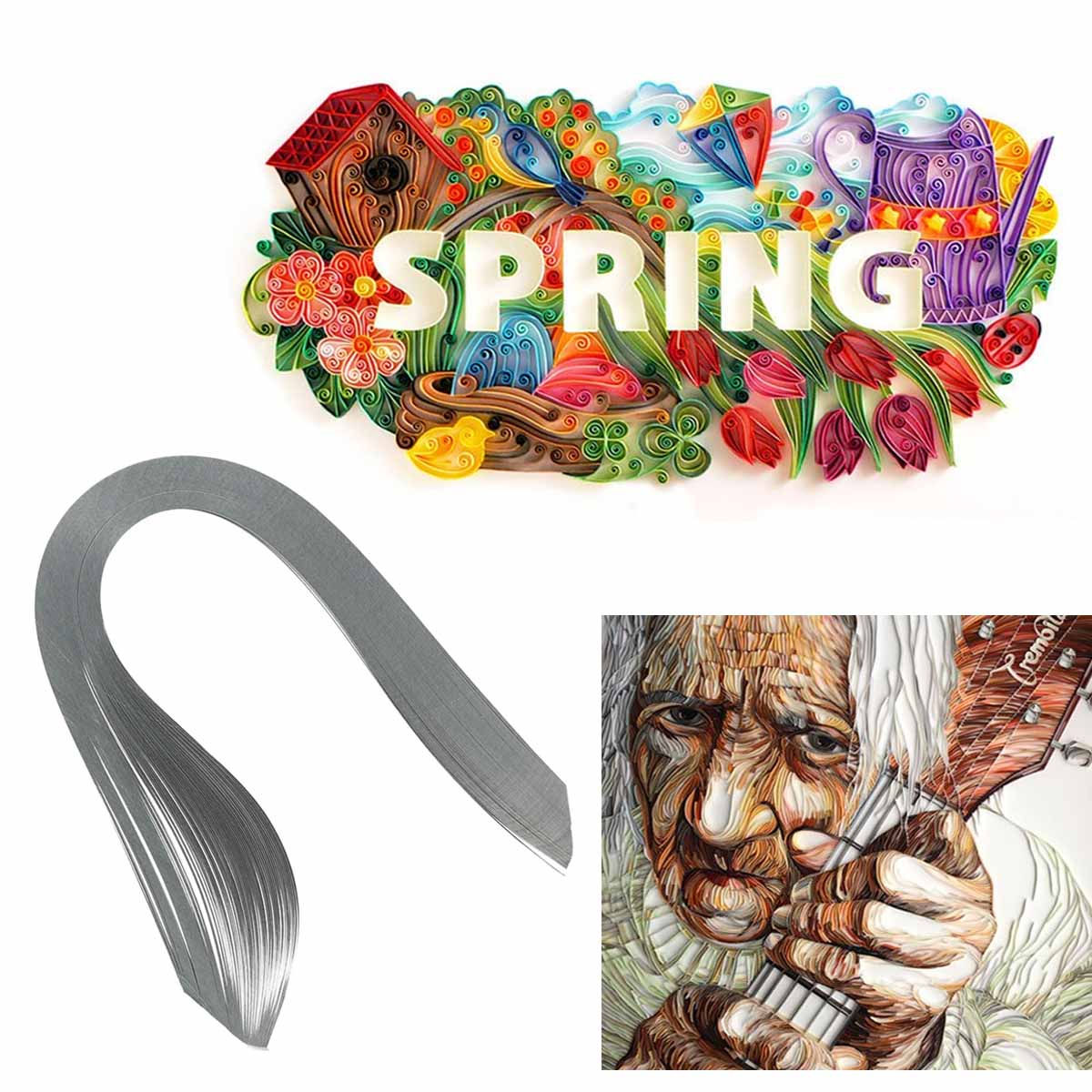 120Pcs Quilling Paper Strips S - Quilling Paper Strips のレビューと価格