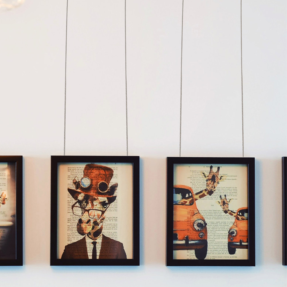 4Sets Picture Hanger Steel Wir - Art Craft Gallery のレビューと価格