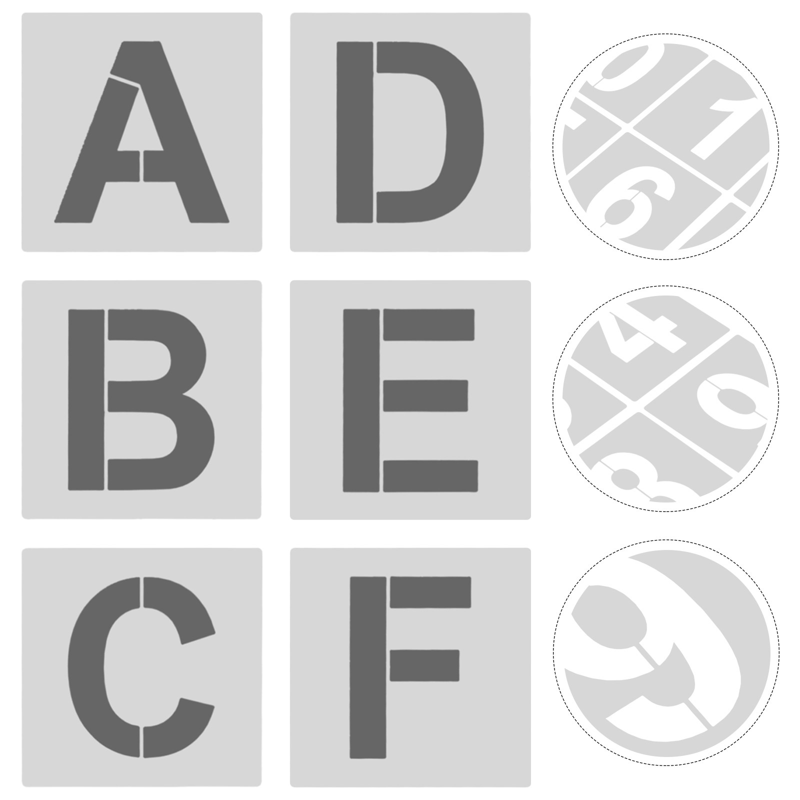 1Set Reusable Plastic Alphabet - Letter S Art Craft のレビューと価格