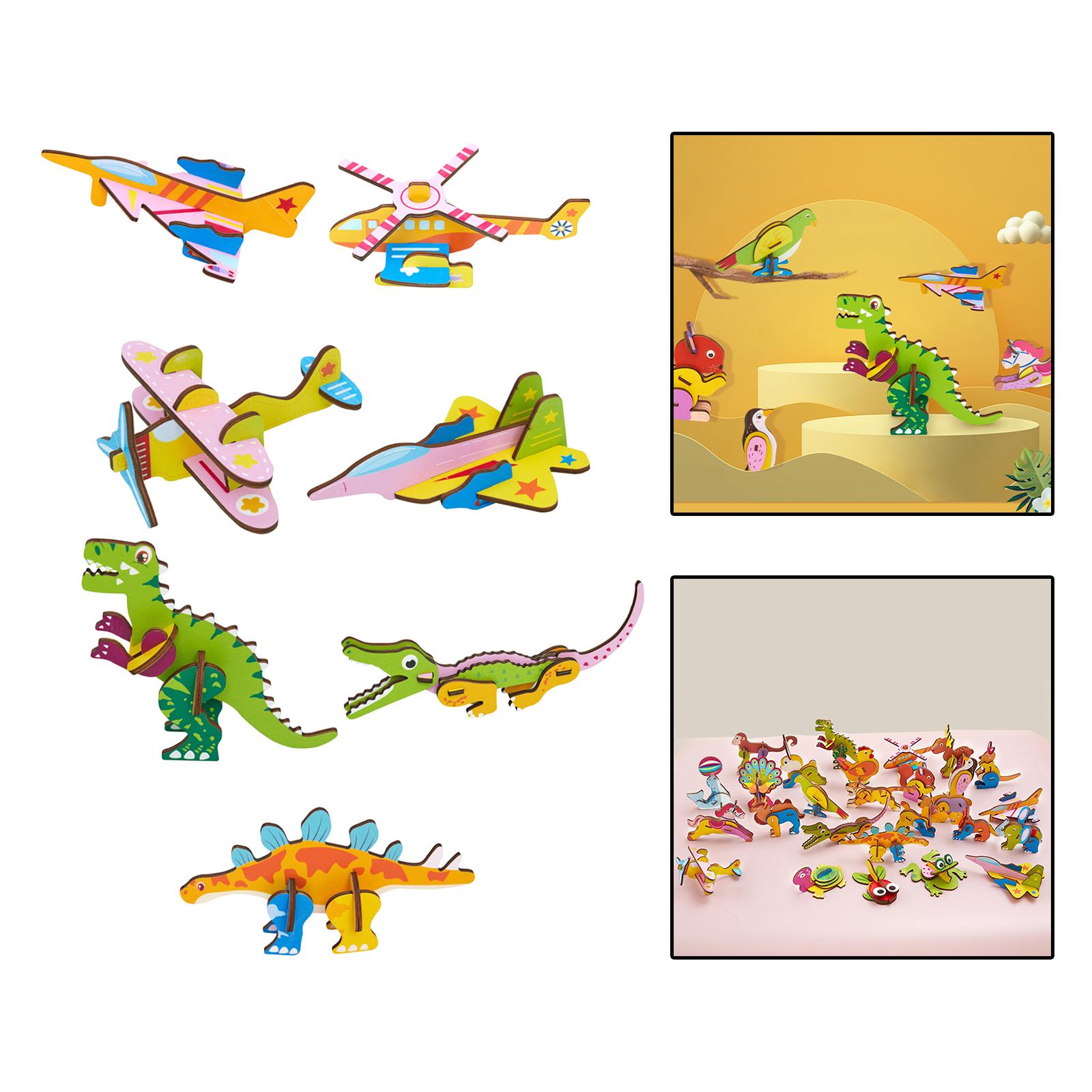 3D Cartoon Wooden Insert Puzzl - Art Craft For Kindergarten のレビューと価格