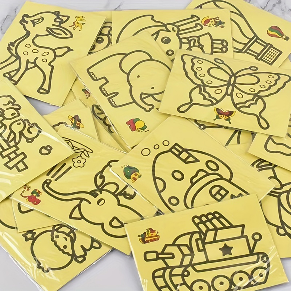 Childrens DIY Sand Art Kit Car - Art Craft For Preschool のレビューと価格