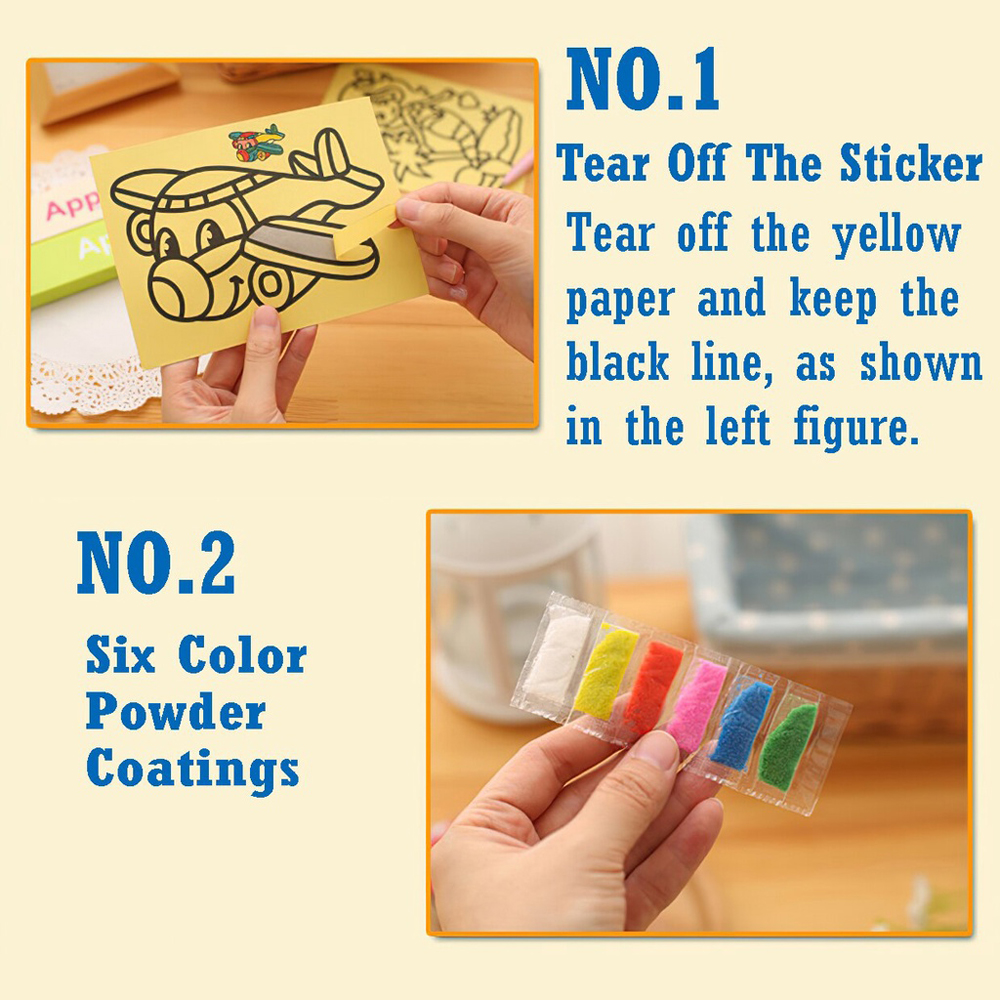 Childrens DIY Sand Art Kit Car - Art Craft For Preschool のレビューと価格