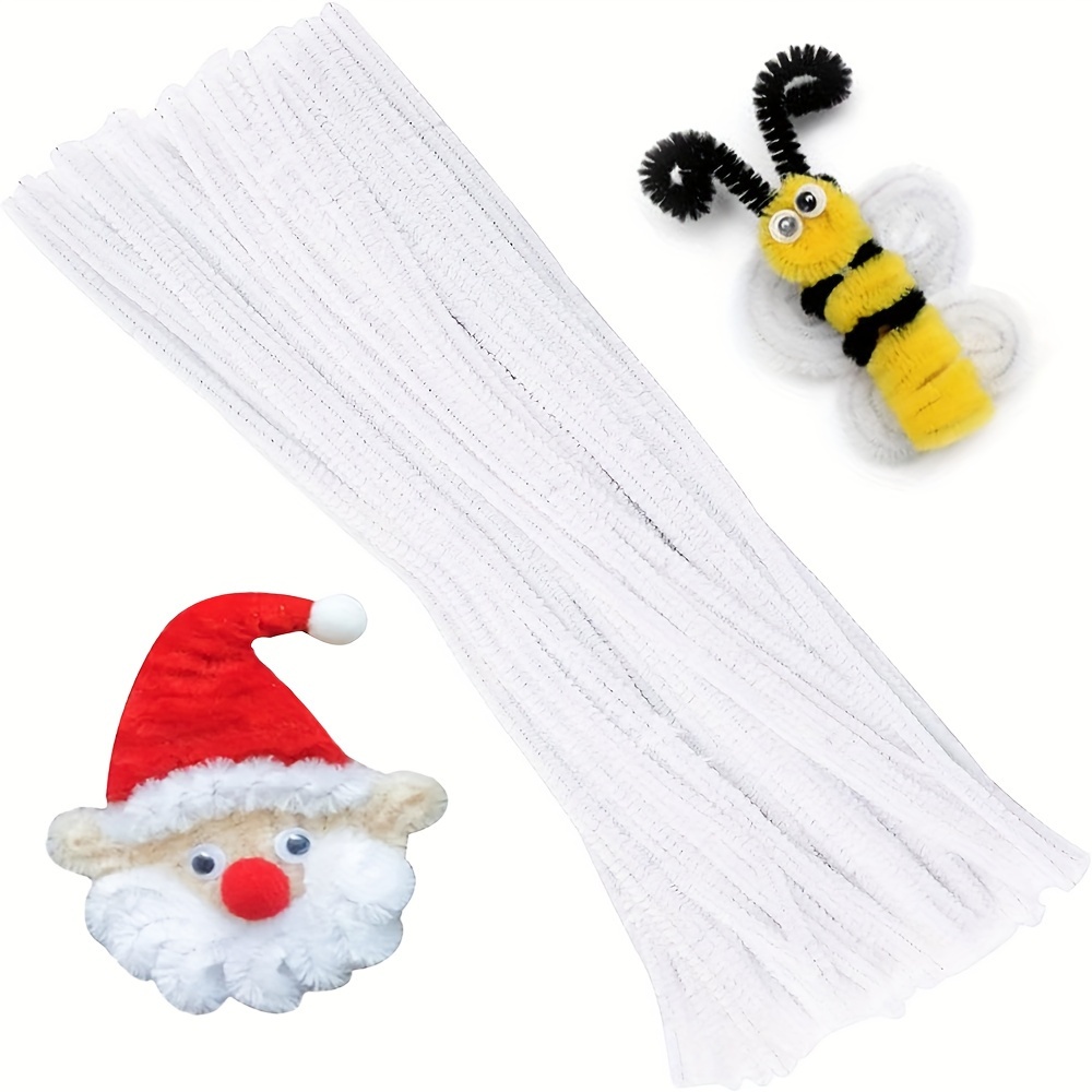 100 Pcs White Pipe Cleaners,Pi - Art Craft Kids のレビューと価格