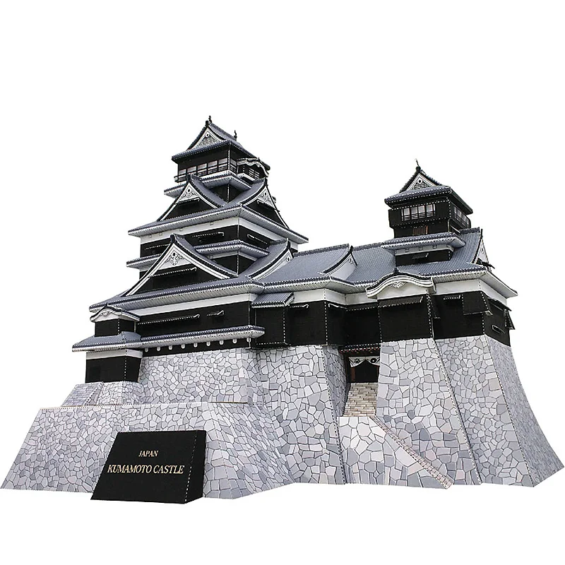 Japan Kumamoto Castle Mini 3D  - Art Craft Building のレビューと価格