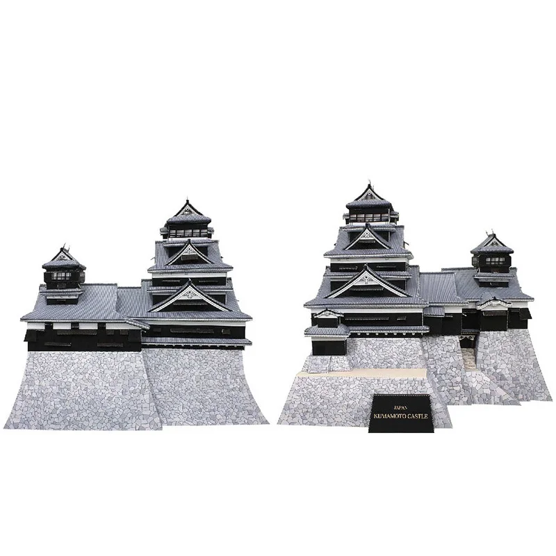 Japan Kumamoto Castle Mini 3D  - Art Craft Building のレビューと価格