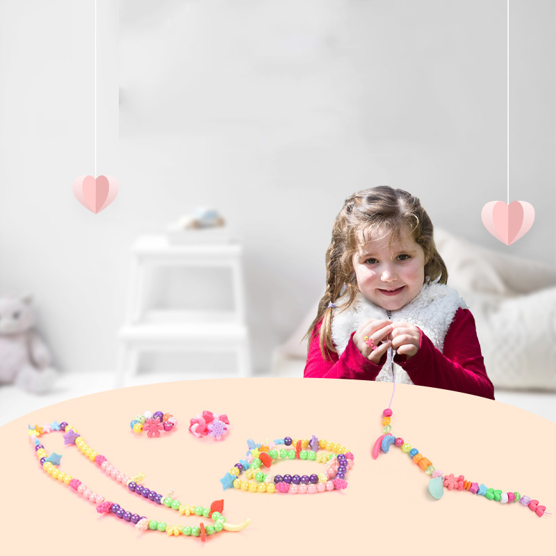 Girls DIY Bead Set Jewelry Mak - Art Craft Kits For Kids のレビューと価格