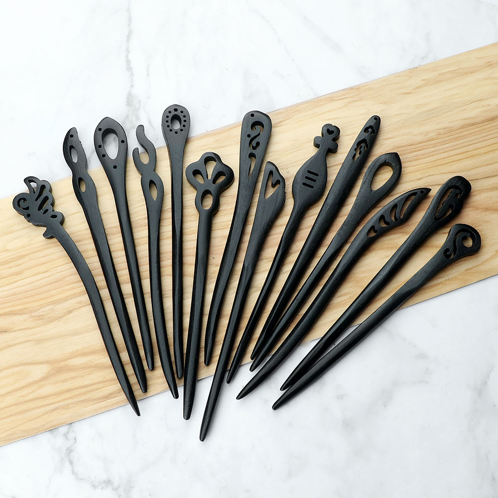 16Style Chinese Wooden Hair St - Art Craft Stick のレビューと価格