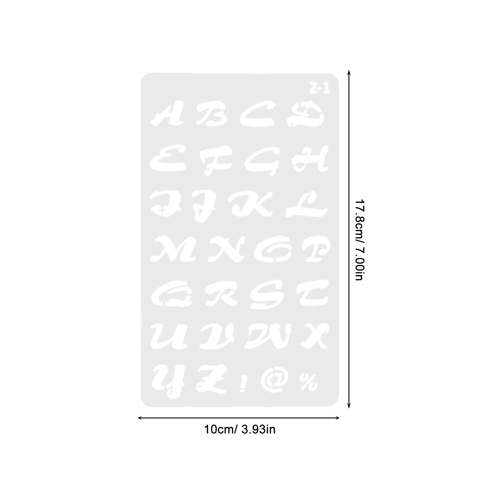 20Pcs Reusable Plastic Alphabe - Letter S Art Craft のレビューと価格