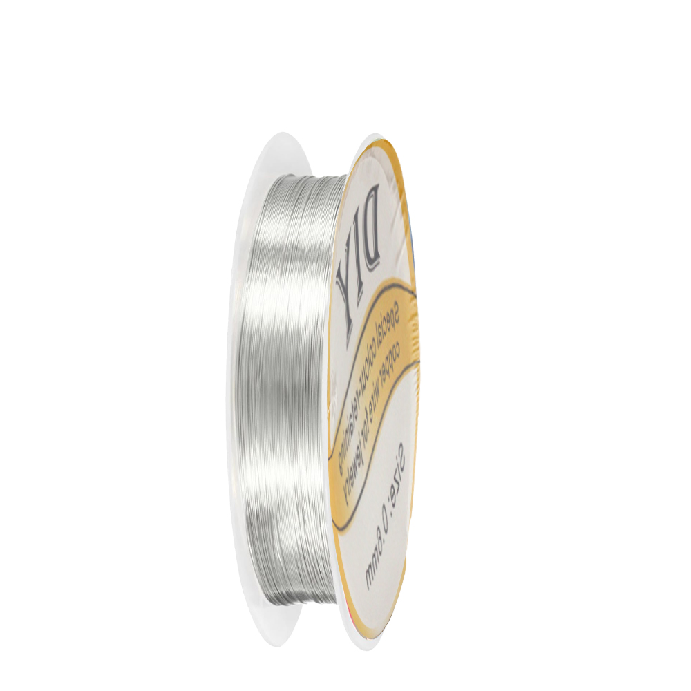 1Roll Silver Copper Wire 0.3/0 - Art Craft Ideas のレビューと価格