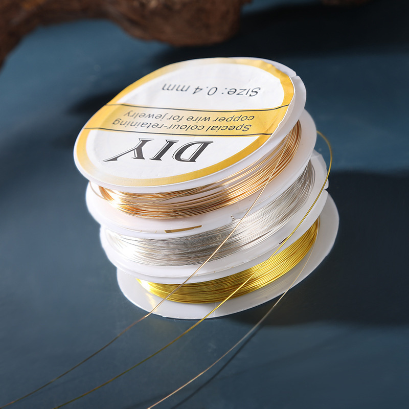 1Roll Silver Copper Wire 0.3/0 - Art Craft Ideas のレビューと価格
