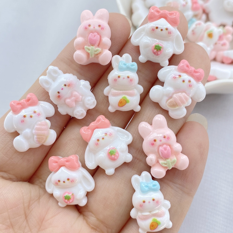 20Pcs New Mixed Nail Art Resin - Art Craft Rabbit のレビューと価格