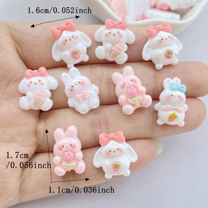 20Pcs New Mixed Nail Art Resin - Art Craft Rabbit のレビューと価格