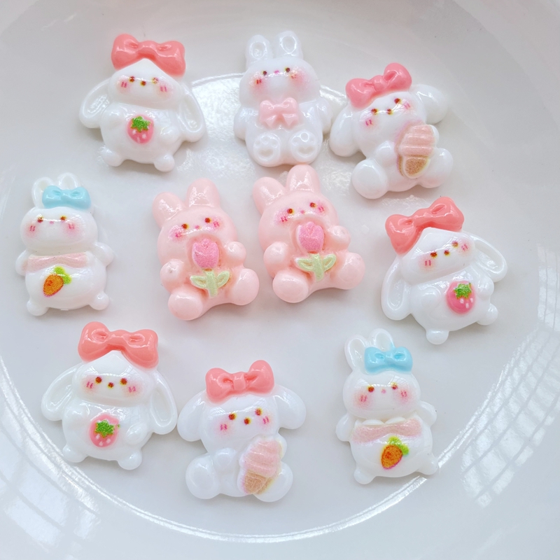 20Pcs New Mixed Nail Art Resin - Art Craft Rabbit のレビューと価格