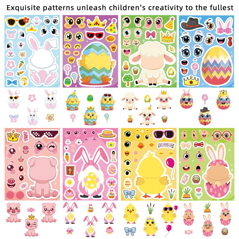 DIY Cartoon Easter Egg Puzzle  - Art Craft Rabbit のレビューと価格