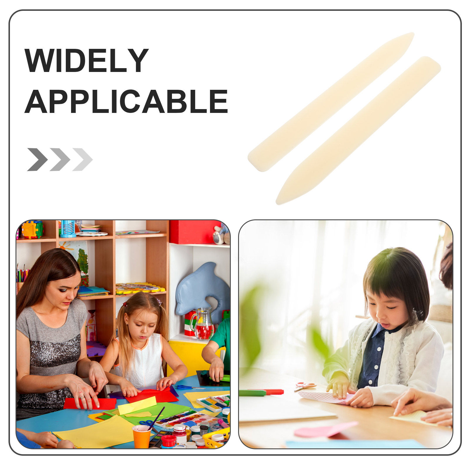 8Pcs Plastic Bone Folder Set V - Bookbinding Supply Kit のレビューと価格