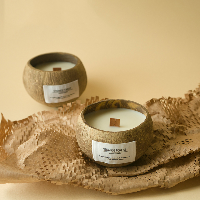 Coconut Shell Aromatherapy Can - Soy Candle Fragrance Oil のレビューと価格