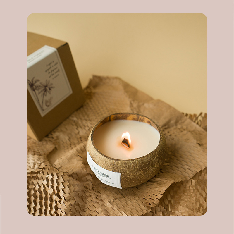 Coconut Shell Aromatherapy Can - Soy Candle Fragrance Oil のレビューと価格