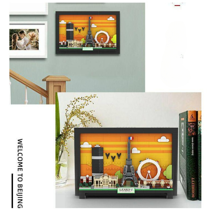 Paris Postcard Building Blocks - Art Craft Building のレビューと価格
