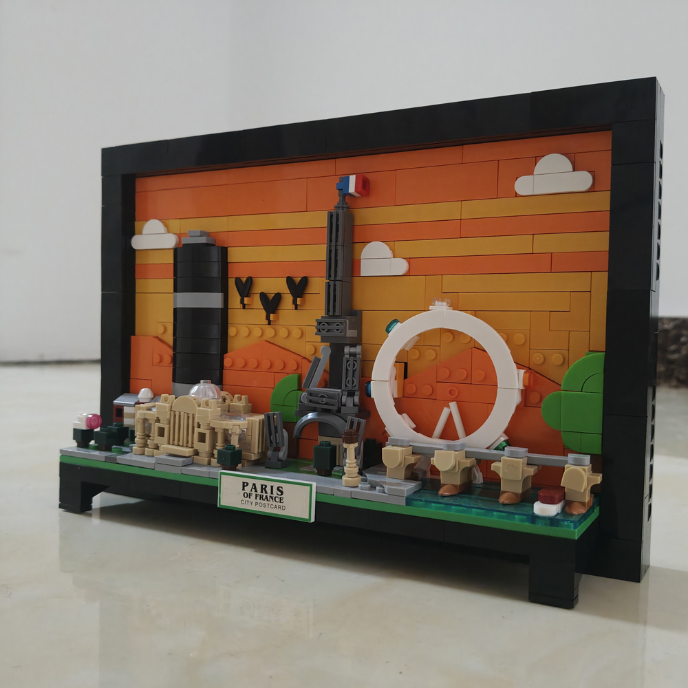 Paris Postcard Building Blocks - Art Craft Building のレビューと価格