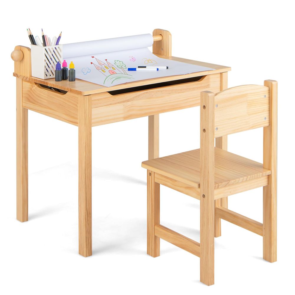 Kids Table and Chair Set, Flip - Art Craft For Kindergarten のレビューと価格