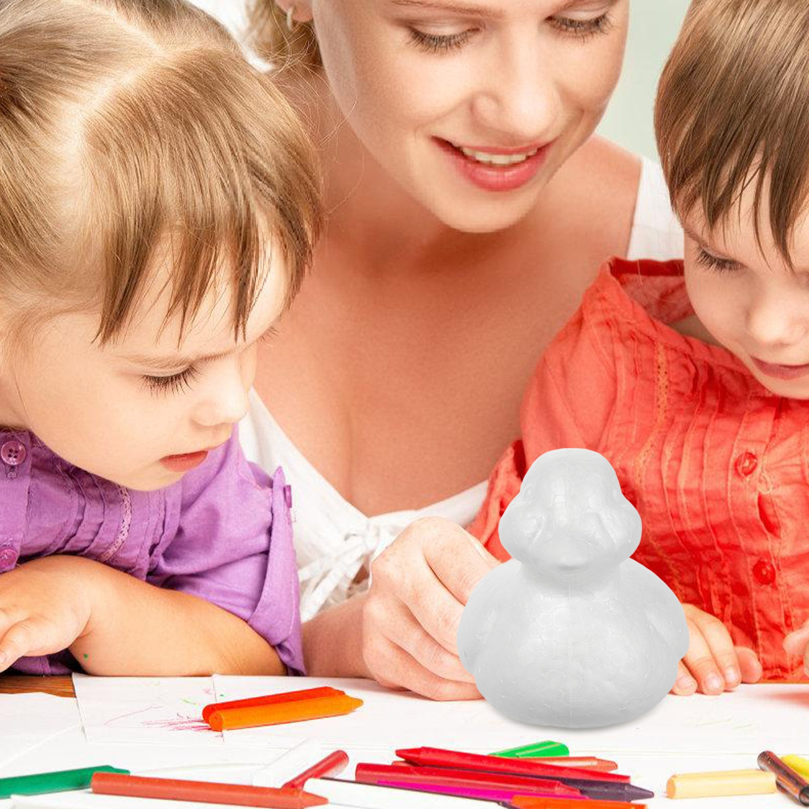 5pcs Foam Duck Shapes White Po - Art Craft Kids のレビューと価格