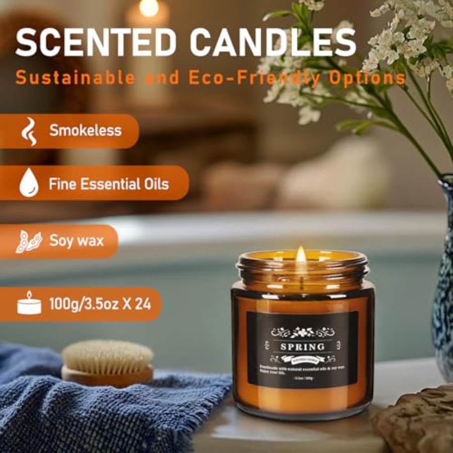 s Scented Candles for Home, 3. - Soy Candle Fragrance Oil のレビューと価格