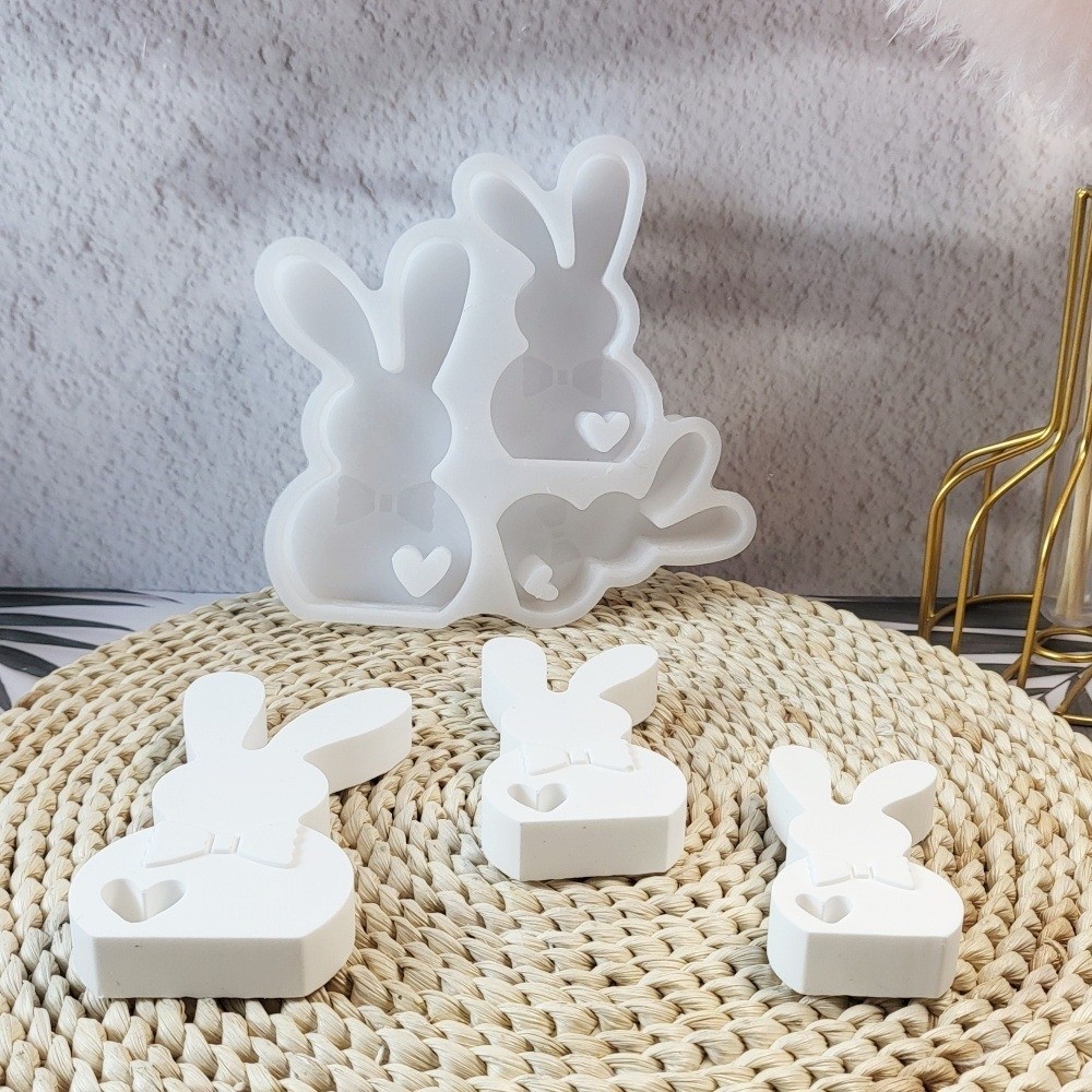 Cute Easter Rabbit Silicone Mo - Art Craft Rabbit のレビューと価格