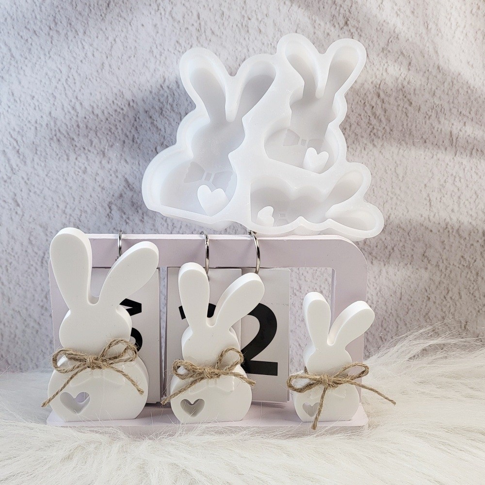 Cute Easter Rabbit Silicone Mo - Art Craft Rabbit のレビューと価格