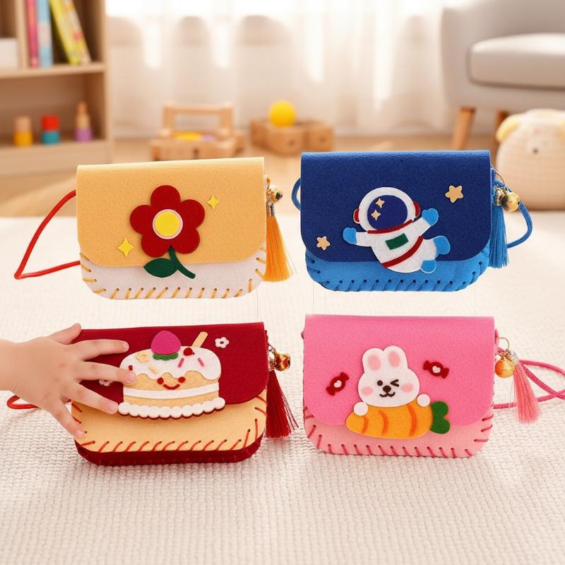 Cute Felt Felt Bag Making Kit  - Art Craft For Kindergarten のレビューと価格