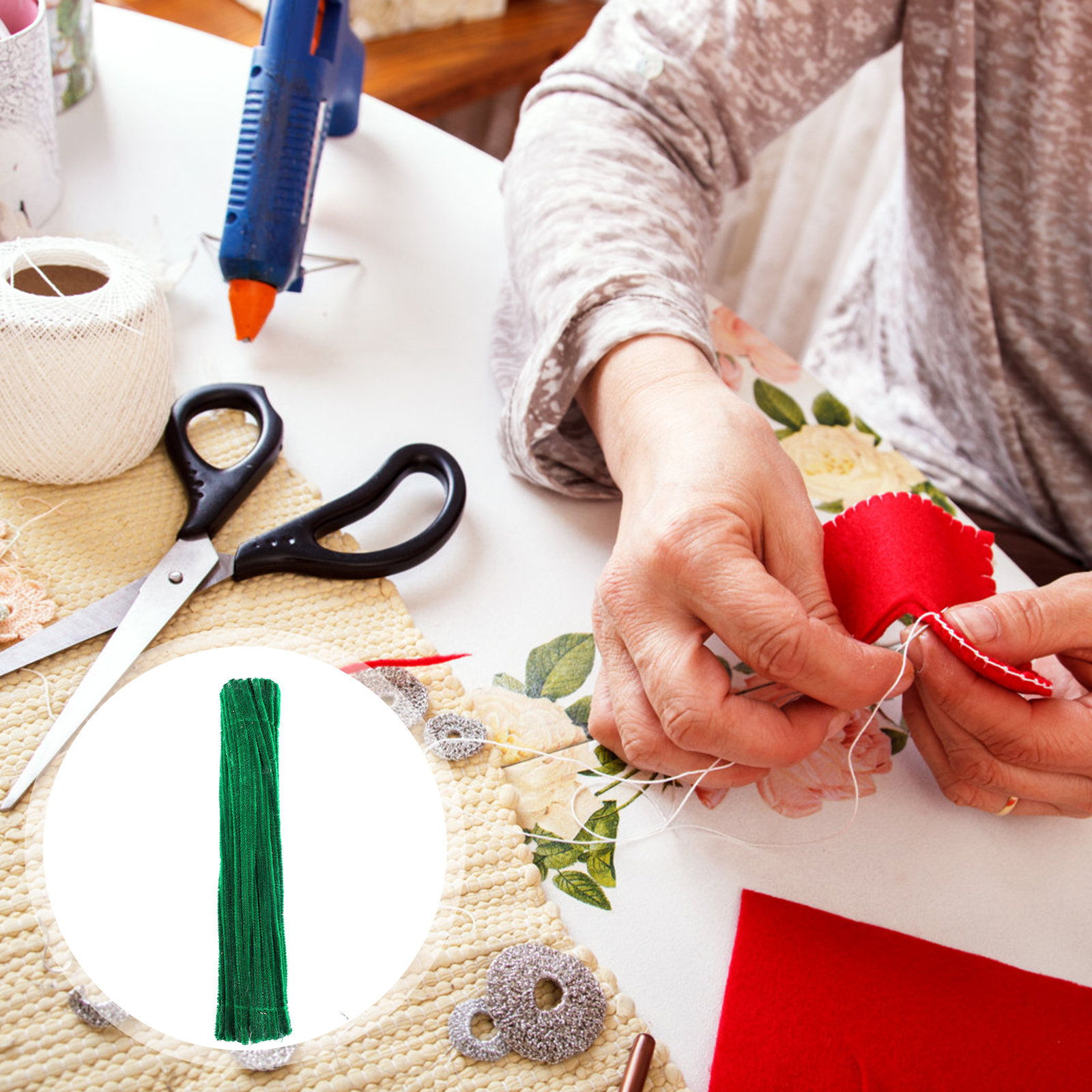 200Pcs Colored Chenille Sticks - Art Craft Kits For Kids のレビューと価格
