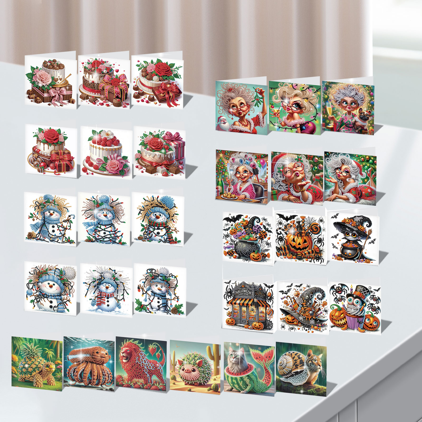 6Pcs Diamond Art Painting Gree - Art Craft Kit のレビューと価格