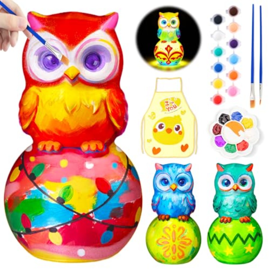 Paint Your Own Lamp Kit, Arts  - Art Craft Kit のレビューと価格