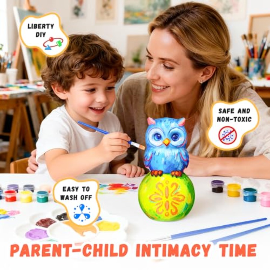 Paint Your Own Lamp Kit, Arts  - Art Craft Kit のレビューと価格