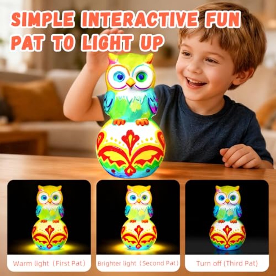 Paint Your Own Lamp Kit, Arts  - Art Craft Kit のレビューと価格