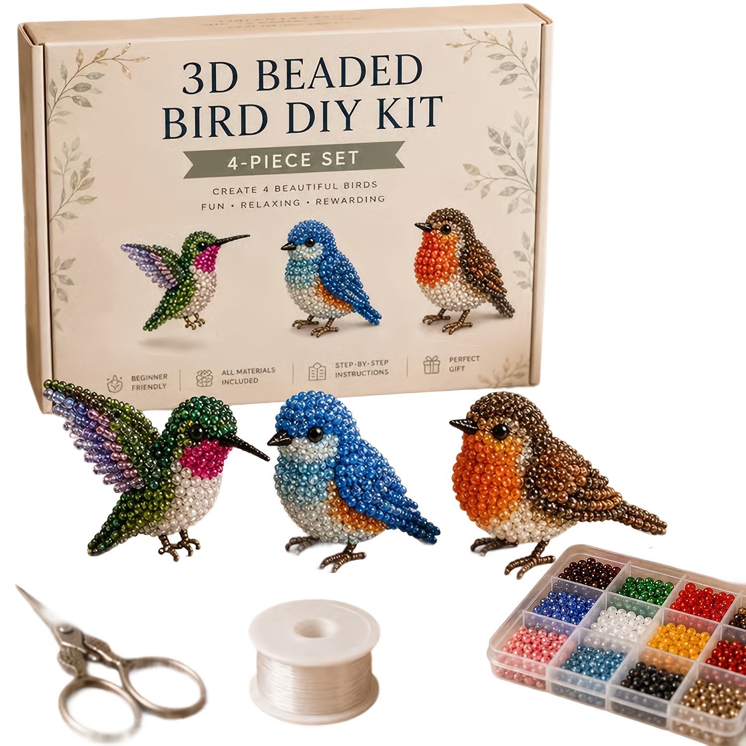 2026 Mini 3D Beaded Animal Set - Art Craft Kit のレビューと価格