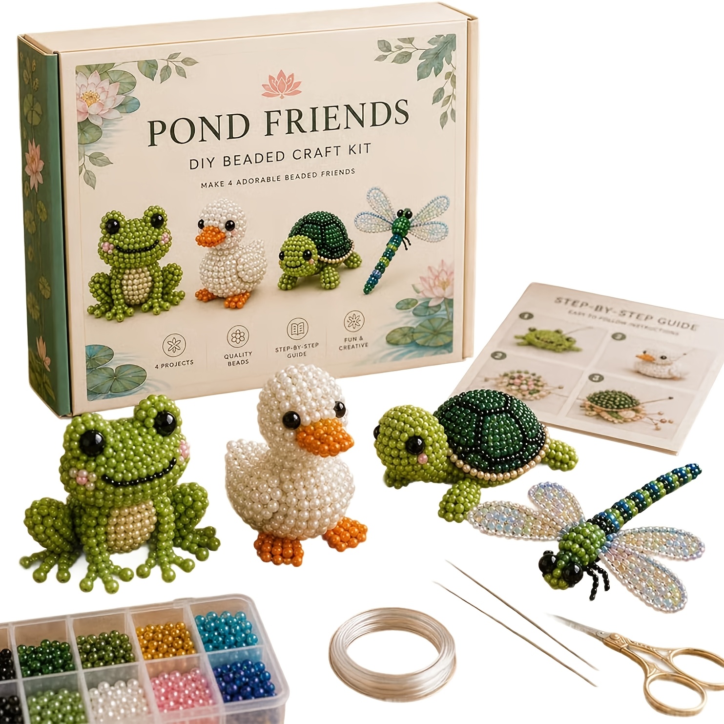 2026 Mini 3D Beaded Animal Set - Art Craft Kit のレビューと価格