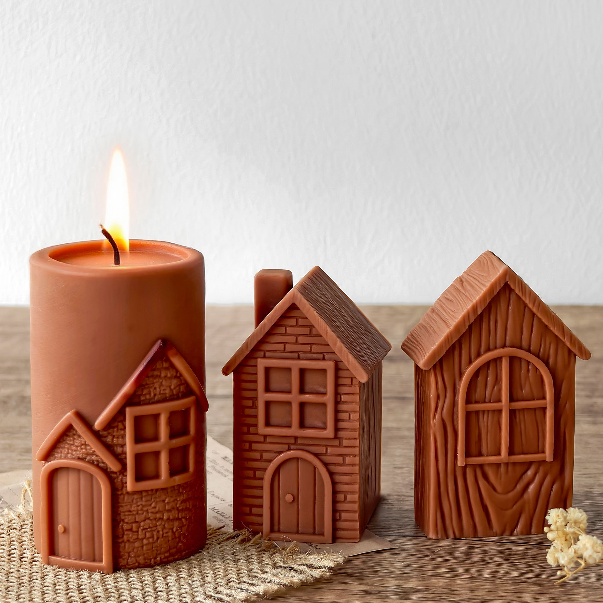 DIY Chimney House Silicone Mol - Soy Candle Fragrance Oil のレビューと価格
