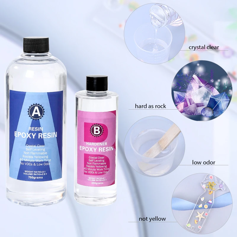 Epoxy Resin Kit Crystal Clear  - Art Craft Stick のレビューと価格