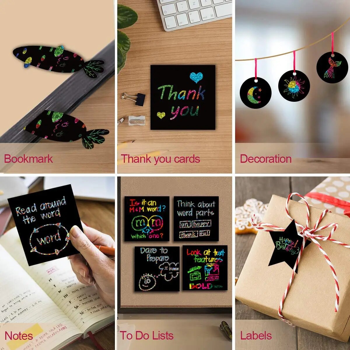 Many Creative Scratch Art Card - Art Craft Stick のレビューと価格