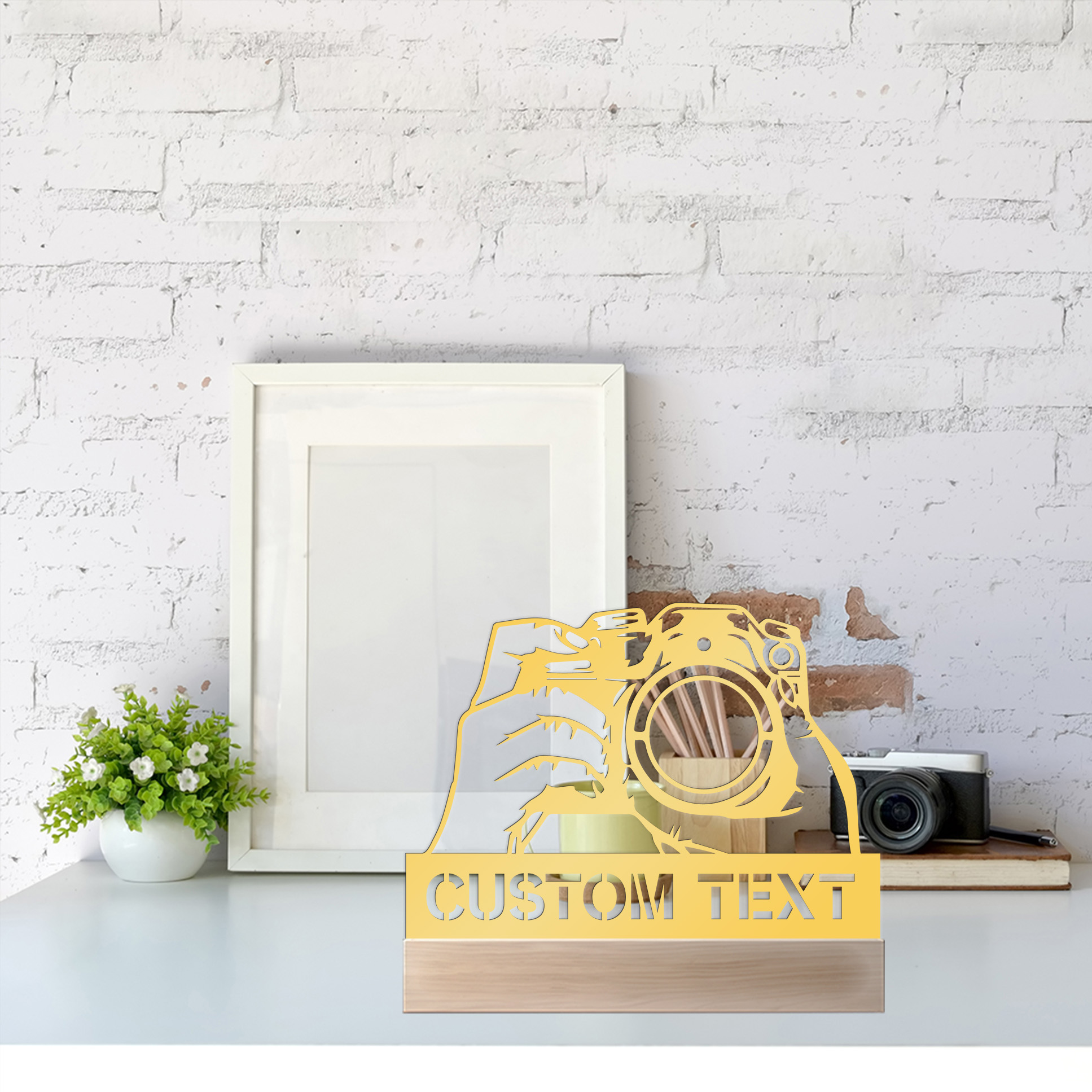 1pc Simple Camera Customizable - Letter S Art Craft のレビューと価格