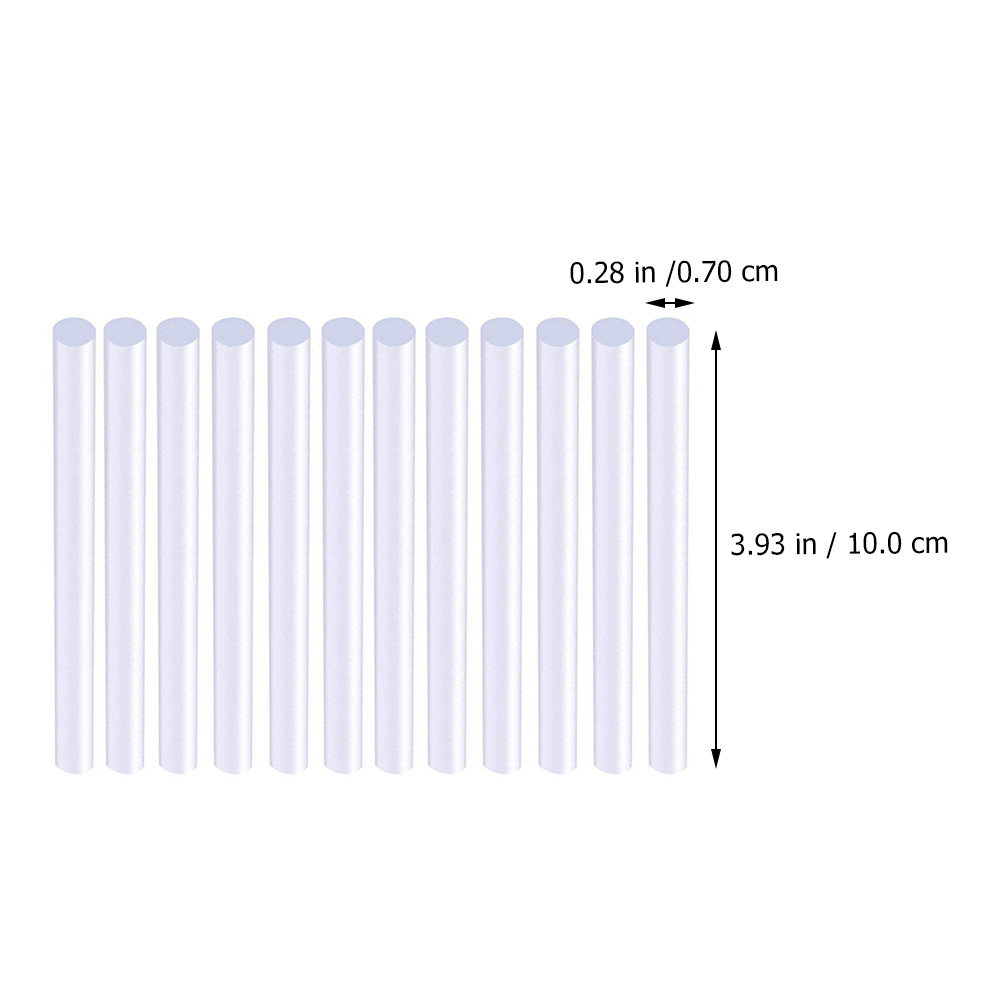 100Pcs Hot Glue Sticks 7Mm Cle - Art Craft Stick のレビューと価格