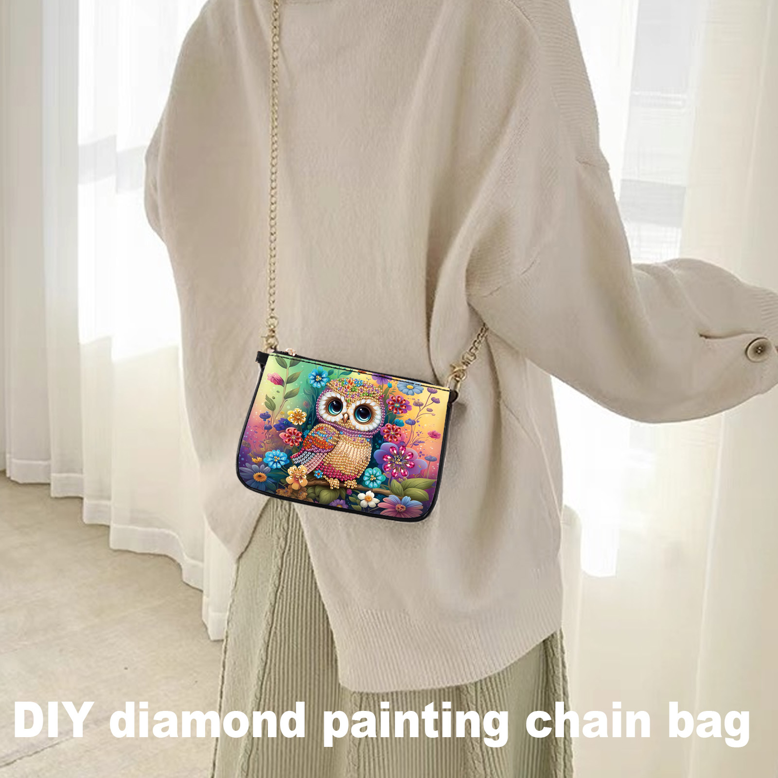 Colorful Owl Diamond Art Paint - Art Craft Kit のレビューと価格