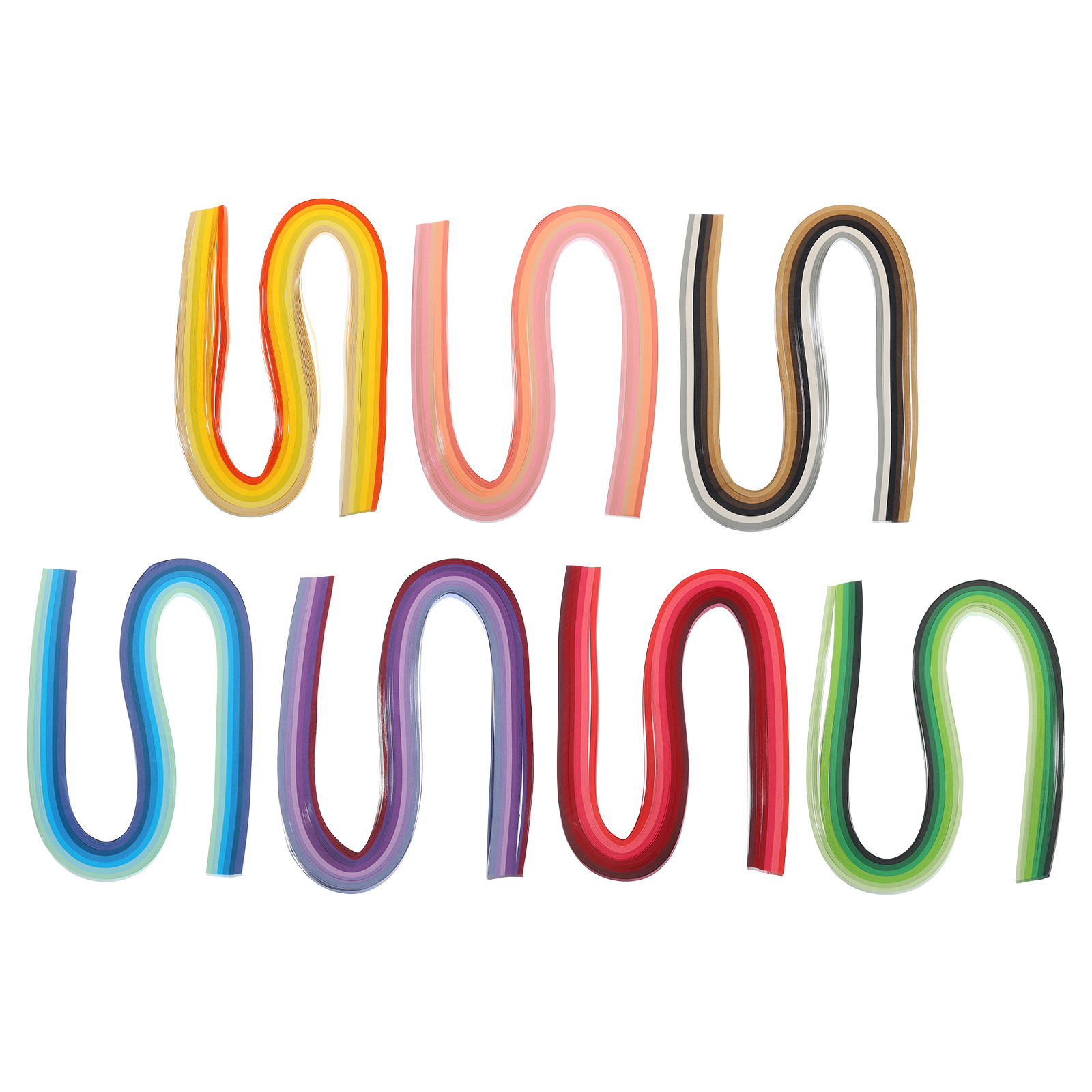 600/840pcs Quilling Strips Pap - Quilling Paper Strips のレビューと価格