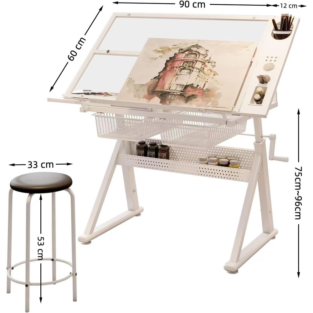 Adjustable Art Desk with Tempe - Art & Craft Voucher Code のレビューと価格