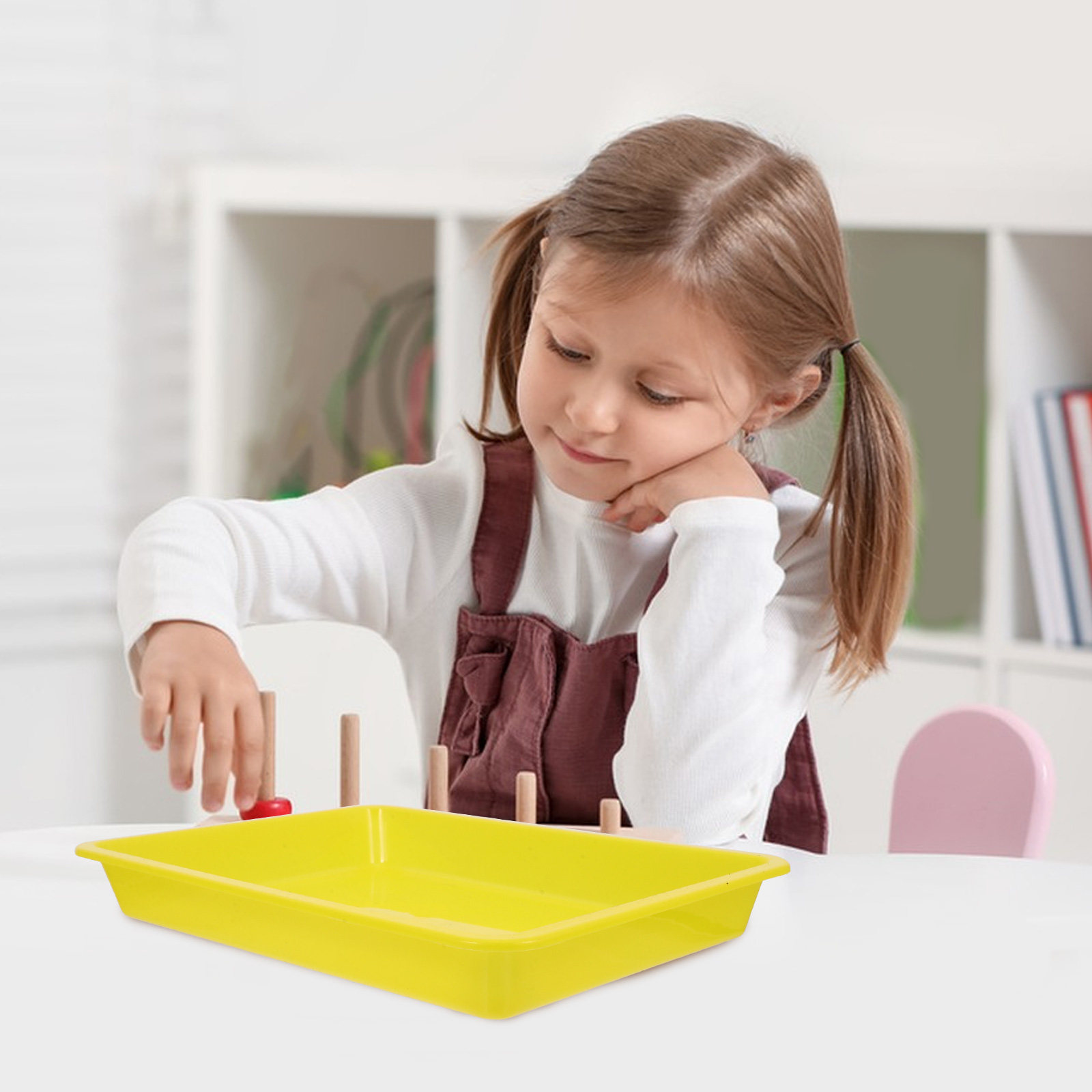 4Pcs Sleek Colorful Plastic Tr - Art Craft For Preschool のレビューと価格