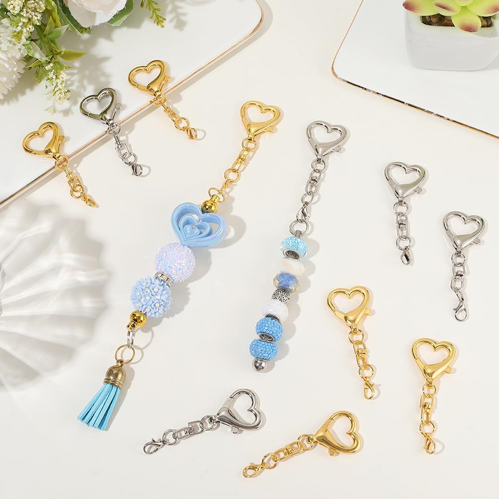 5/15/30Pcs Heart Shaped Swivel - Art Craft Ideas のレビューと価格
